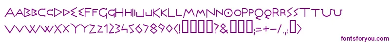 Olymrg ffy-Schriftart – Violette Schriften
