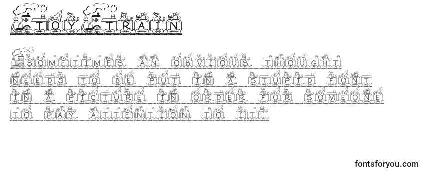 Review of the ToyTrain Font