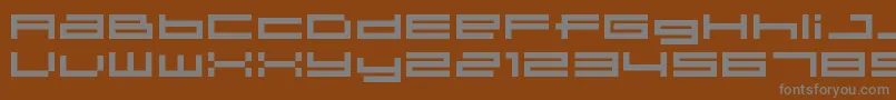 Шрифт 04b 31  – серые шрифты на коричневом фоне