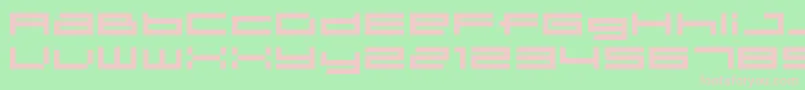 04b 31  Font – Pink Fonts on Green Background
