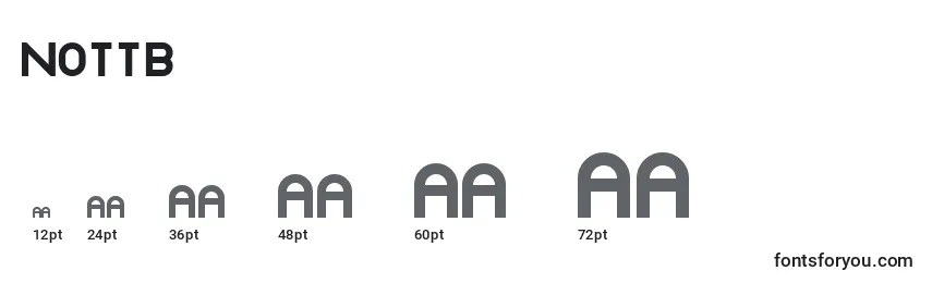 Nottb Font Sizes