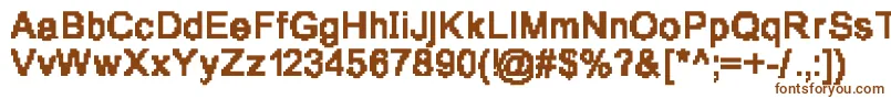 Pixelgrunge Font – Brown Fonts