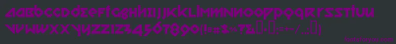 More about RelishGargler Font RelishGargler Font – Purple Fonts on Black Background