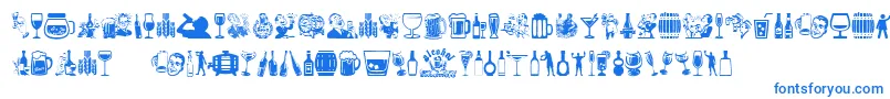 Alcohol Font – Blue Fonts