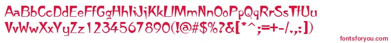 TempuraRegular Font – Red Fonts