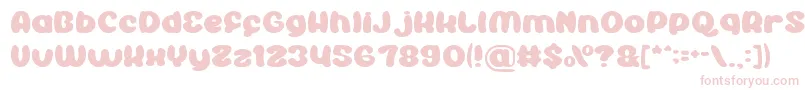 Więcej informacji o czcionce EnjoyTheShow Czcionka EnjoyTheShow – różowe czcionki na białym tle