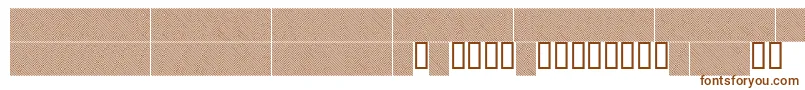 Linerg Font – Brown Fonts on White Background