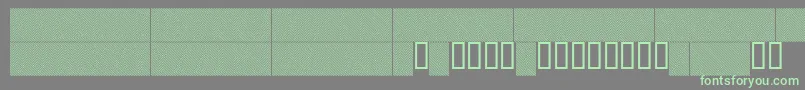 Шрифт Linerg – зелёные шрифты на сером фоне
