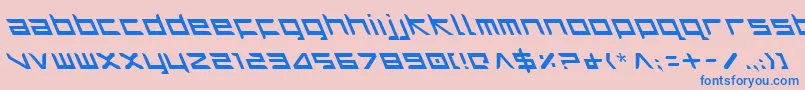 Шрифт Harril – синие шрифты на розовом фоне