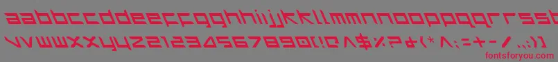 Harril Font – Red Fonts on Gray Background