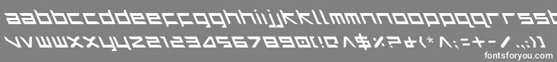 Harril Font – White Fonts on Gray Background