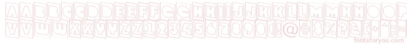 GrotocmotldnRegular Font – Pink Fonts on White Background