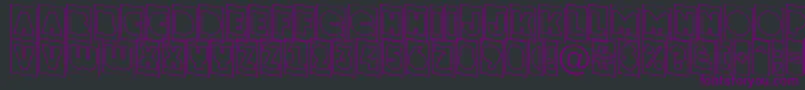 GrotocmotldnRegular Font – Purple Fonts on Black Background