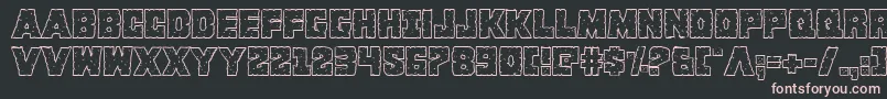 Kcommandoshadow Font – Pink Fonts on Black Background