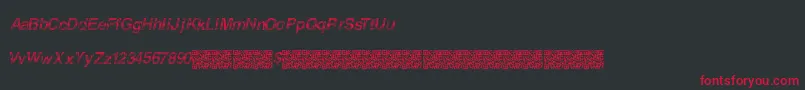Furiousracing Font – Red Fonts on Black Background