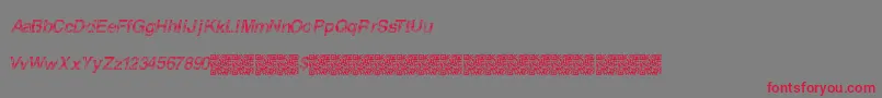 Furiousracing Font – Red Fonts on Gray Background