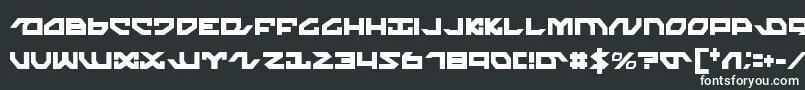 Шрифт NightrunnerCondensed – белые шрифты