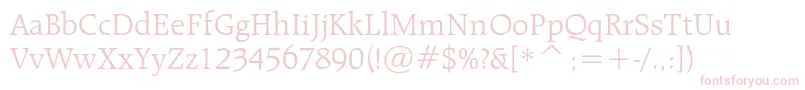 Raleighlightcbt Font – Pink Fonts on White Background