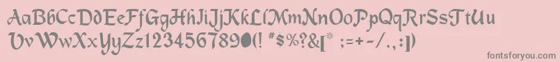 More about Machuman Font Machuman Font – Gray Fonts on Pink Background
