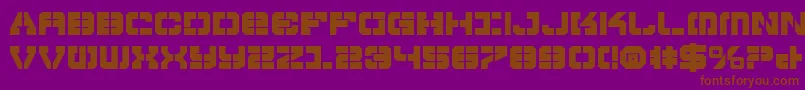 VyperBold Font – Brown Fonts on Purple Background