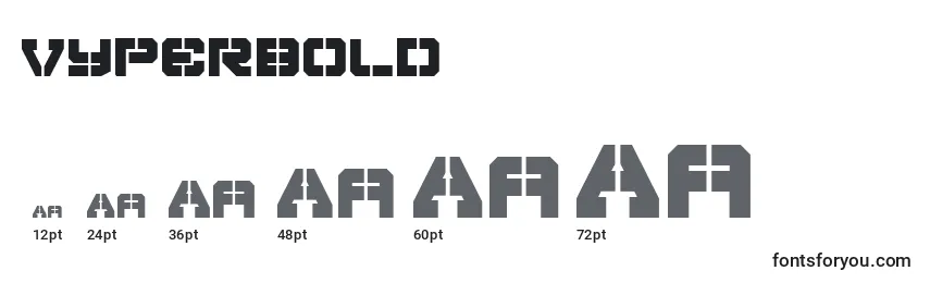 VyperBold Font Sizes