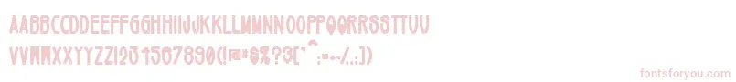 Mikey ffy Font – Pink Fonts on White Background