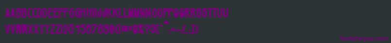 Mikey ffy Font – Purple Fonts on Black Background
