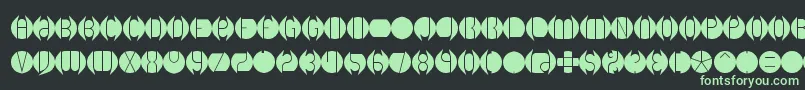 Weitere Informationen zur DbLayer1Brk-Schriftart DbLayer1Brk-Schriftart – Grüne Schriften auf schwarzem Hintergrund