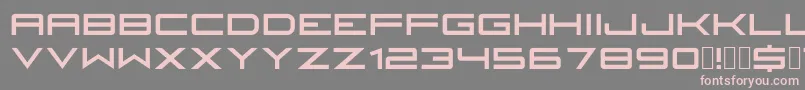 Police Fireyegf3HeadlineCondensed – polices roses sur fond gris