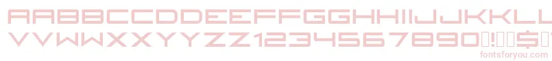 Czcionka Fireyegf3HeadlineCondensed – różowe czcionki