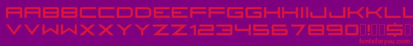 Police Fireyegf3HeadlineCondensed – polices rouges sur fond violet