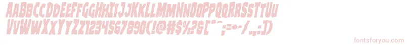 Clubberlangital Font – Pink Fonts on White Background