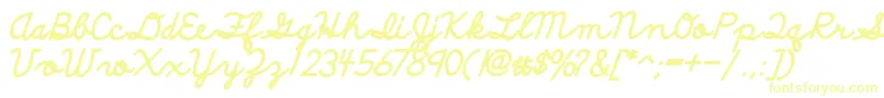 DiscipuliBritannicaBold Font – Yellow Fonts