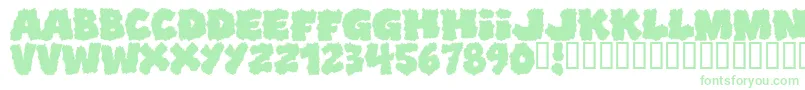 Shopliftersunite Font – Green Fonts on White Background