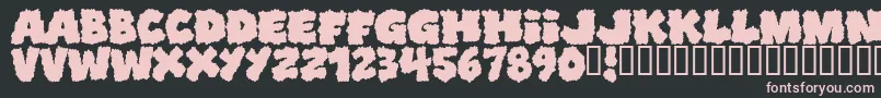 Shopliftersunite Font – Pink Fonts on Black Background