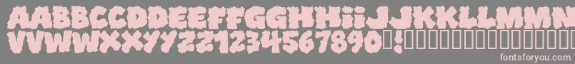 Shopliftersunite Font – Pink Fonts on Gray Background