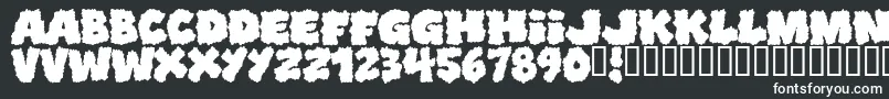 Shopliftersunite Font – White Fonts on Black Background