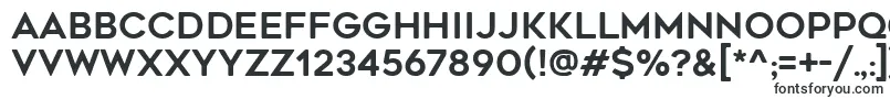 Czcionka GeometosRounded – rosta typografia