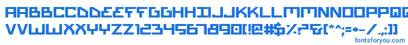 Biotypeb Font – Blue Fonts on White Background