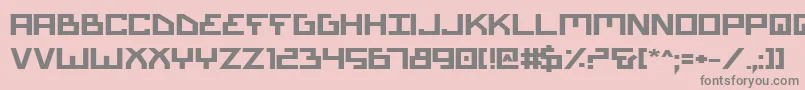 Biotypeb Font – Gray Fonts on Pink Background