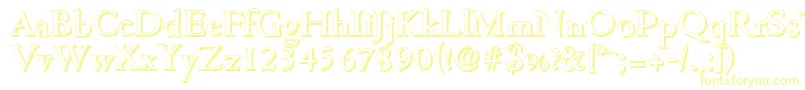 CambridgeshadowMediumRegular Font – Yellow Fonts