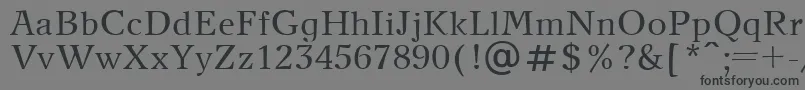 NewJournalPlain.001.001 Font – Black Fonts on Gray Background