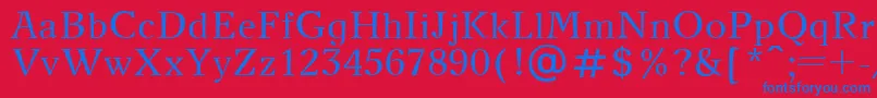 Lisätietoja NewJournalPlain.001.001-fontista NewJournalPlain.001.001-fontti – siniset fontit punaisella taustalla