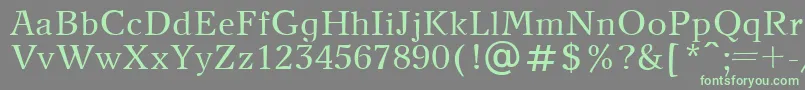 NewJournalPlain.001.001 Font – Green Fonts on Gray Background