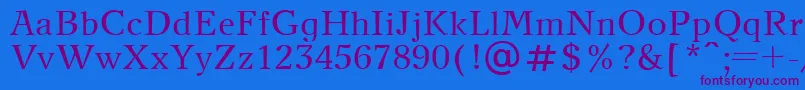 Подробнее о шрифте NewJournalPlain.001.001 Шрифт NewJournalPlain.001.001 – фиолетовые шрифты на синем фоне
