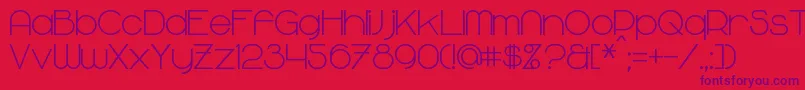 MajoramBold Font – Purple Fonts on Red Background