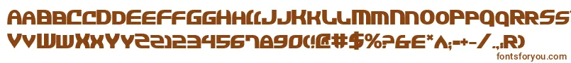 Шрифт Jannv2b – коричневые шрифты на белом фоне