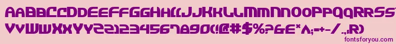 Jannv2b Font – Purple Fonts on Pink Background