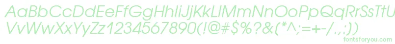 AvantgardegothicattItalic Font – Green Fonts