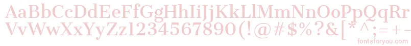 CantataoneRegular Font – Pink Fonts on White Background